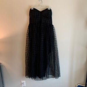 Black formal maxi dress